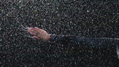 PHOENIX NX QUIL SHOWER ROSE 250MM CHROME AND MATTE BLACK