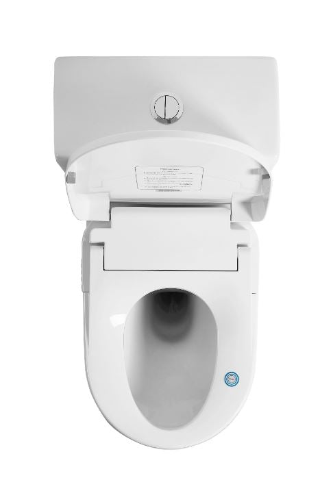 POSEIDON STELLA RIMLESS SMART TOILET WITH REMOTE CONTROL GLOSS WHITE