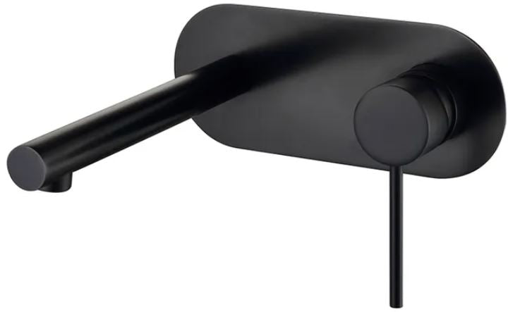 INSPIRE ROUL WALL BASIN MIXER MATTE BLACK