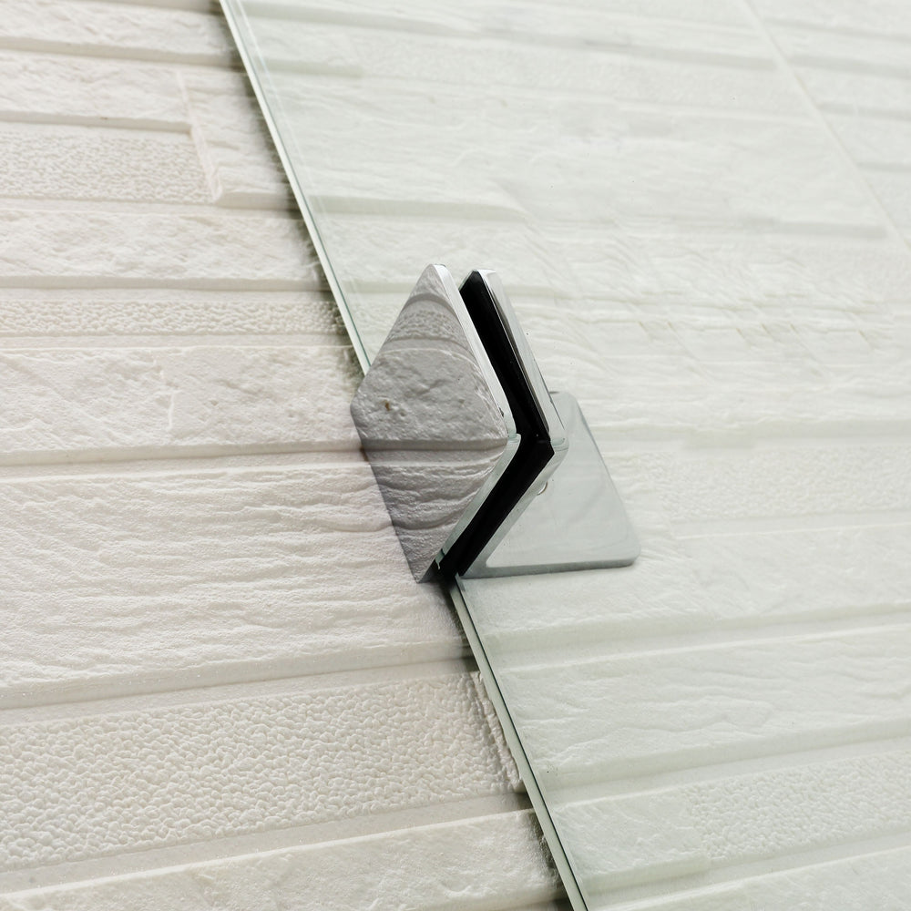 COVEY WALL TO WALL FRAMELESS PIVOTAL HINGE DOOR SHOWER SCREEN CHROME