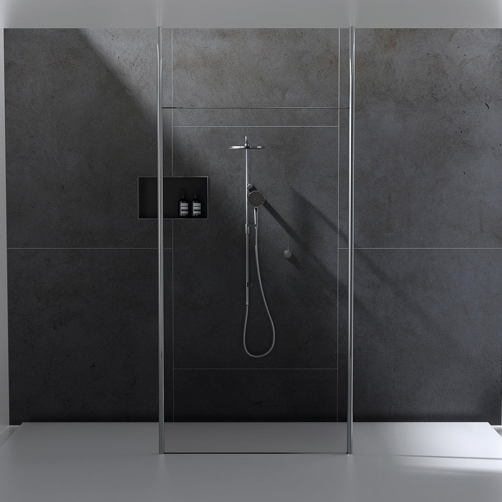 PHOENIX NX VIVE TWIN SHOWER CHROME AND WHITE