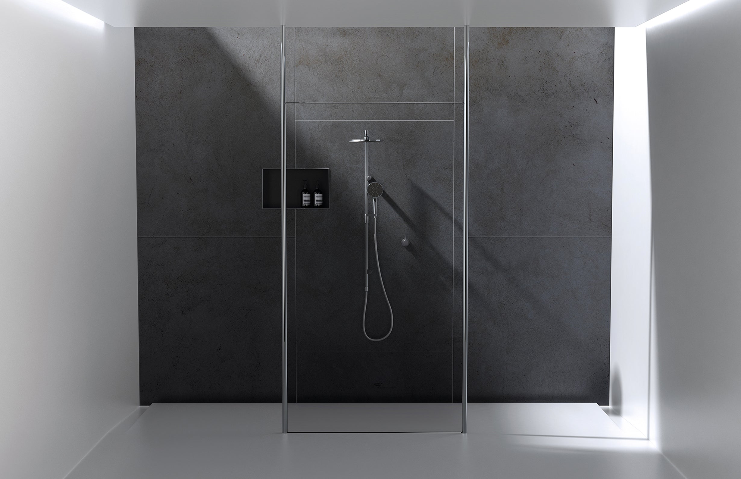 PHOENIX NX VIVE TWIN SHOWER CHROME AND WHITE
