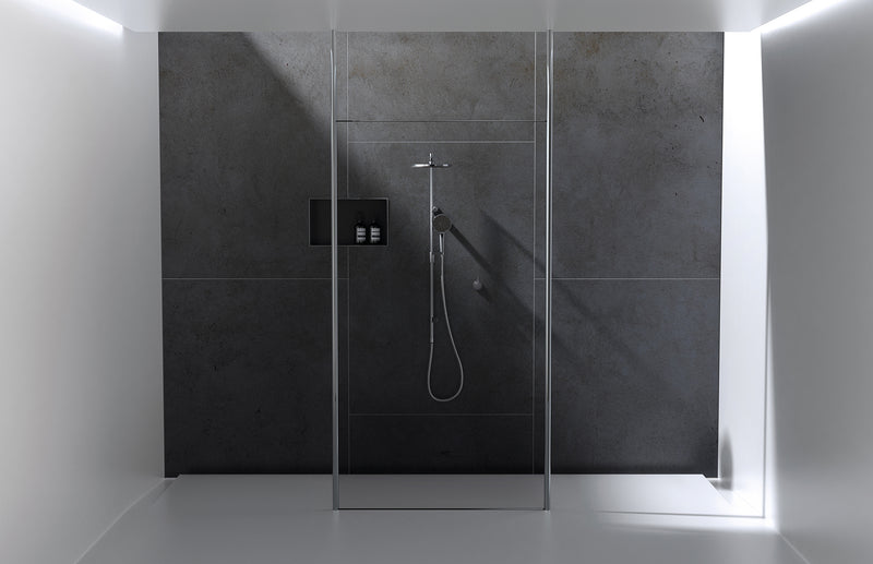 PHOENIX NX VIVE TWIN SHOWER CHROME AND WHITE