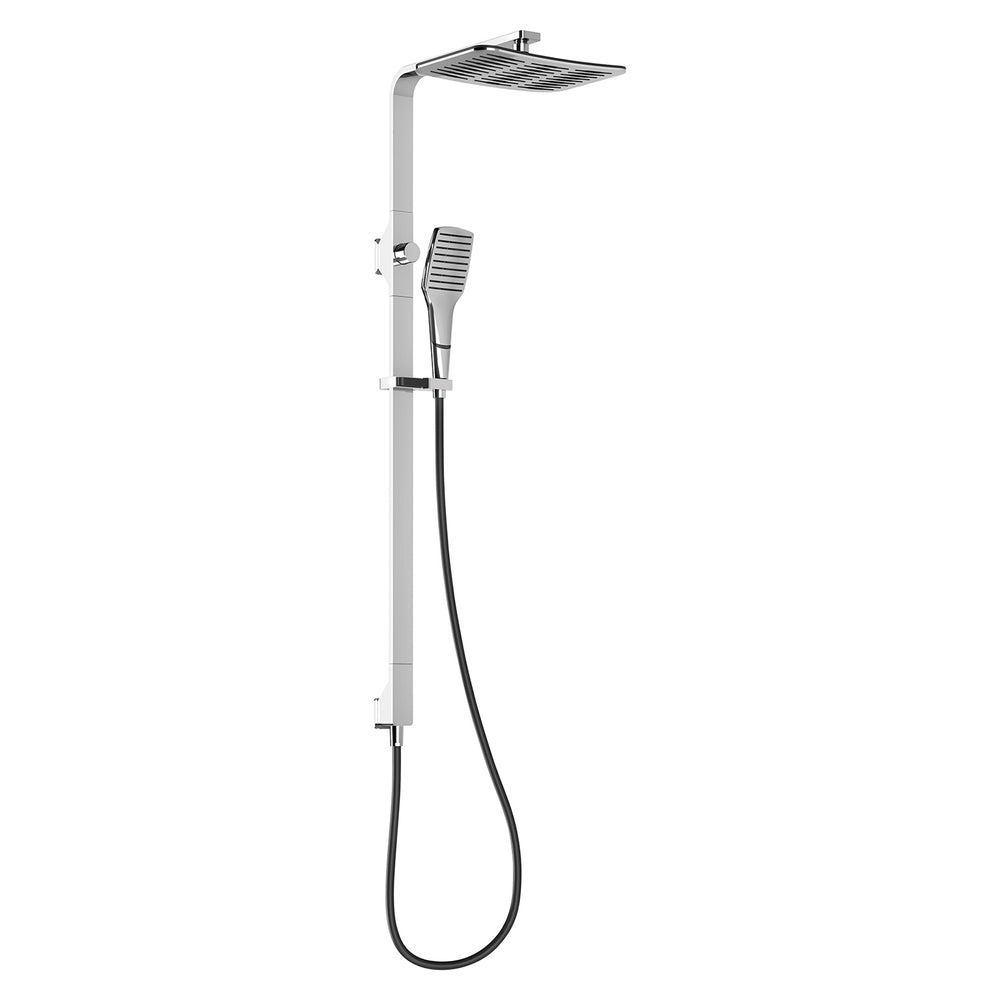 PHOENIX NX CAPE TWIN SHOWER CHROME AND MATTE BLACK