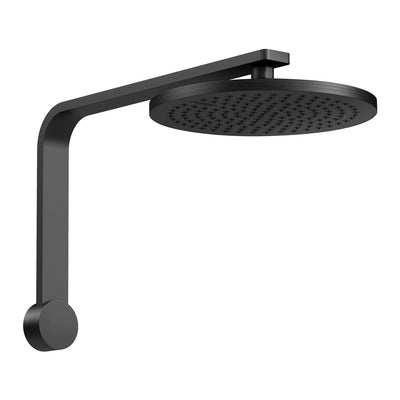 PHOENIX NX QUIL SHOWER ARM AND ROSE 250MM MATTE BLACK