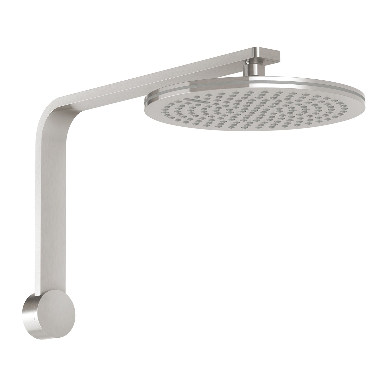 PHOENIX NX QUIL SHOWER ARM AND ROSE BRUSHED NICKEL 250MM