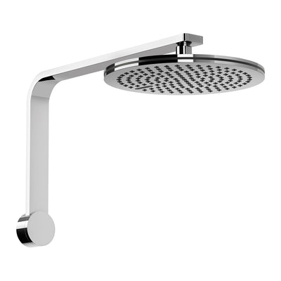 PHOENIX NX QUIL SHOWER ARM AND ROSE 250MM CHROME AND MATTE BLACK