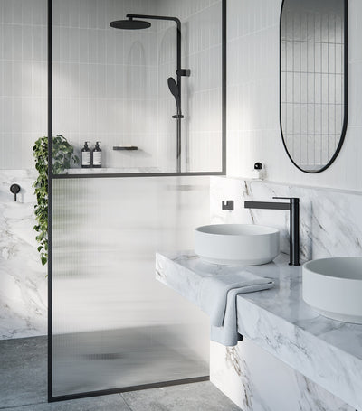 PHOENIX NX QUIL TWIN SHOWER MATTE BLACK