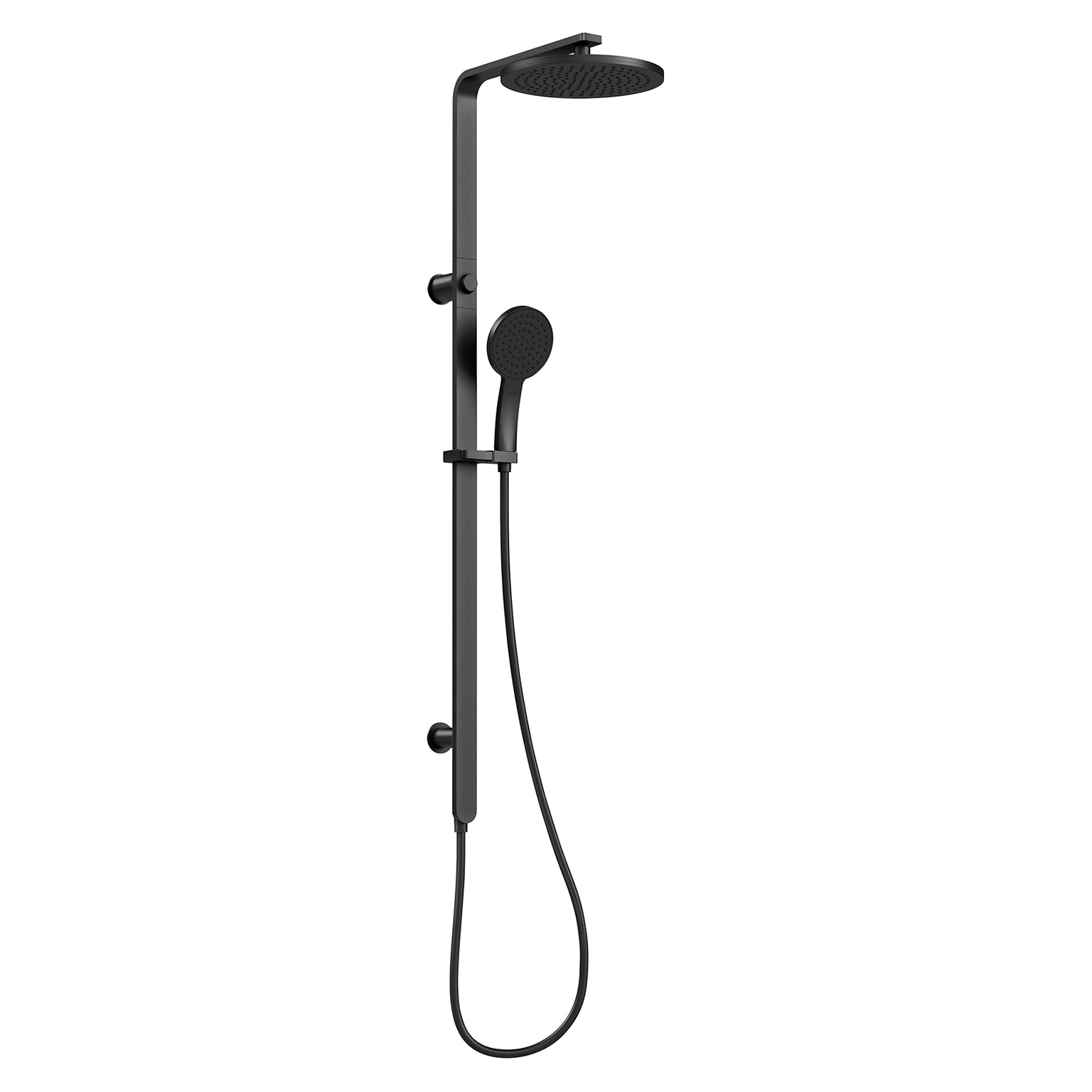 PHOENIX NX QUIL TWIN SHOWER MATTE BLACK