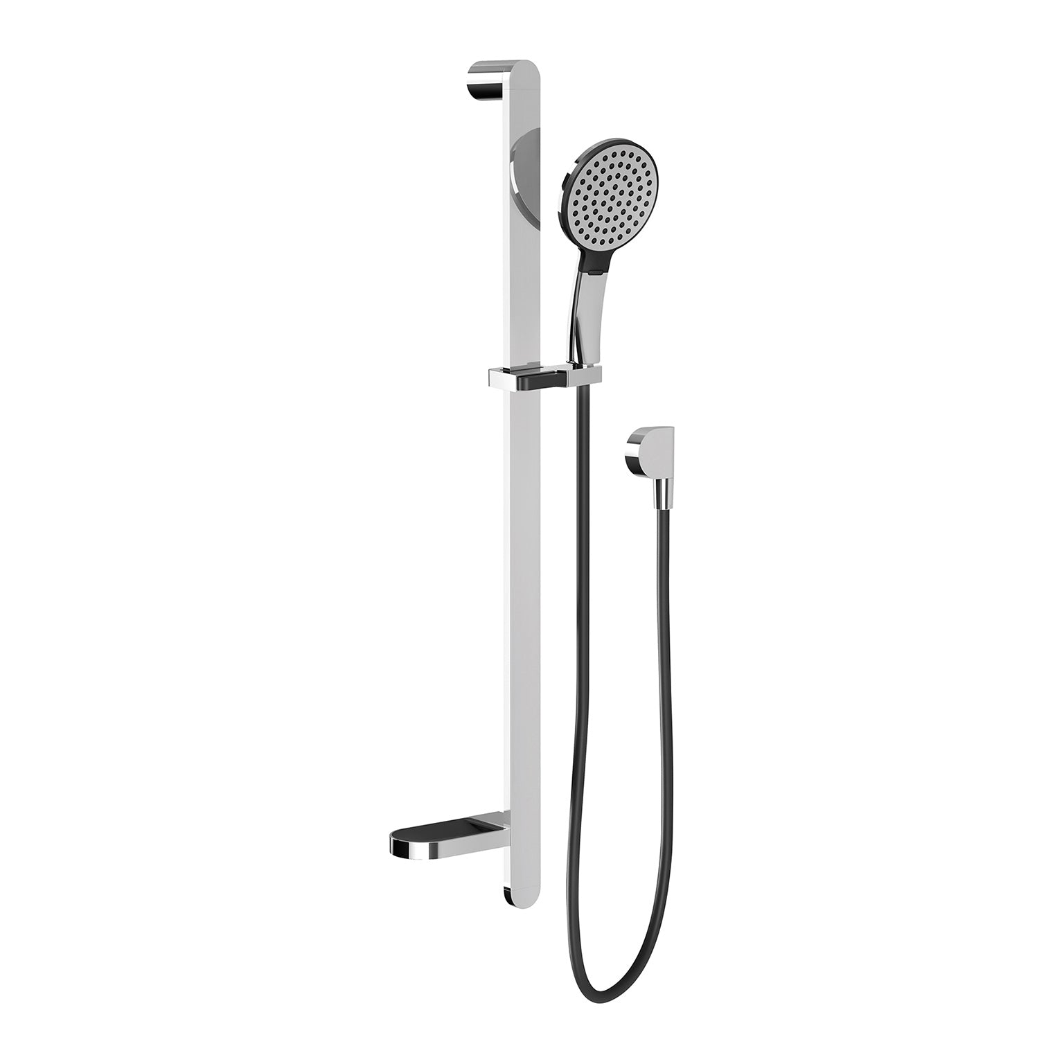 PHOENIX NX QUIL RAIL SHOWER CHROME AND MATTE BLACK