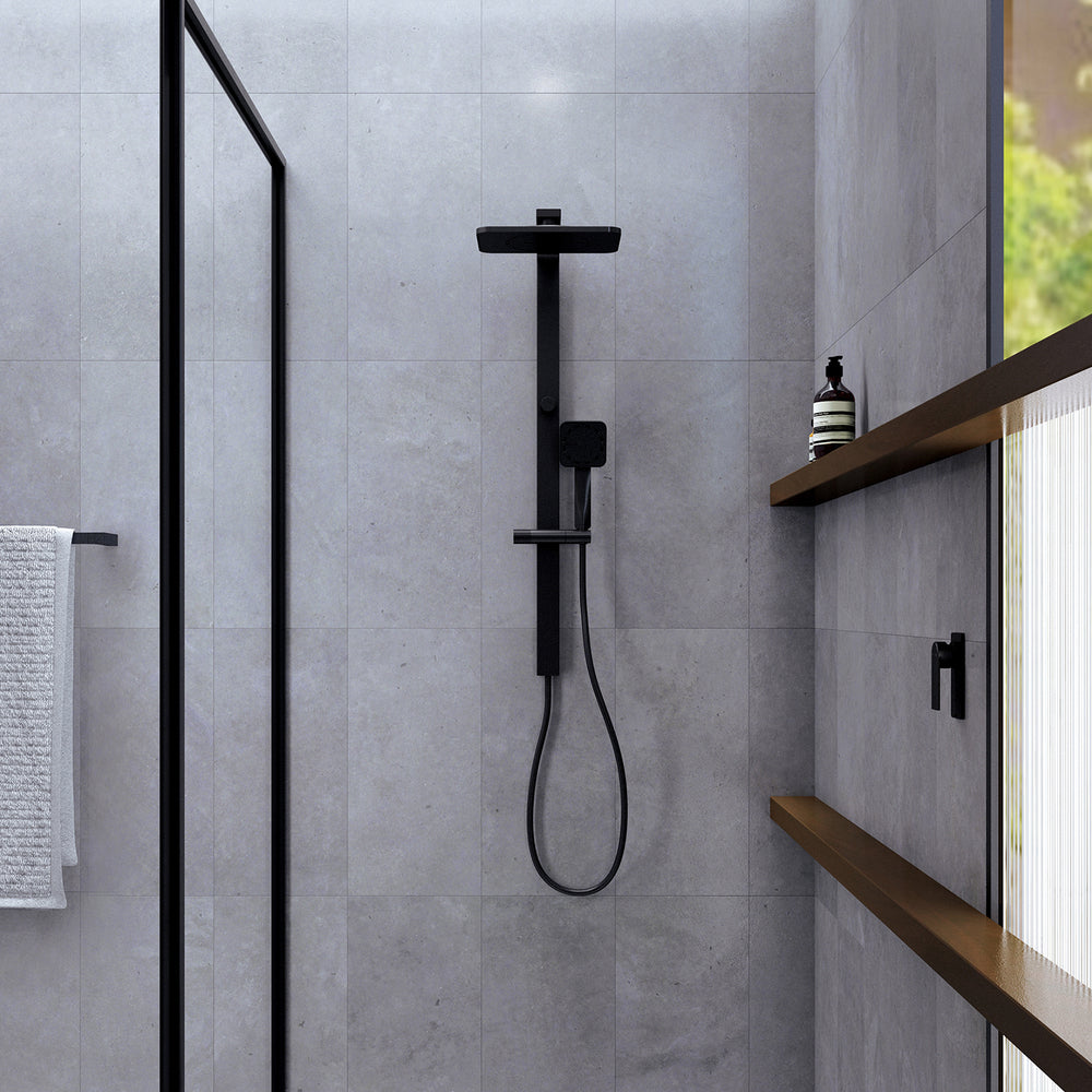 PHOENIX NX ORLI WITH HYDROSENSE TWIN SHOWER MATTE BLACK