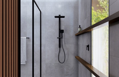 PHOENIX NX ORLI WITH HYDROSENSE TWIN SHOWER MATTE BLACK