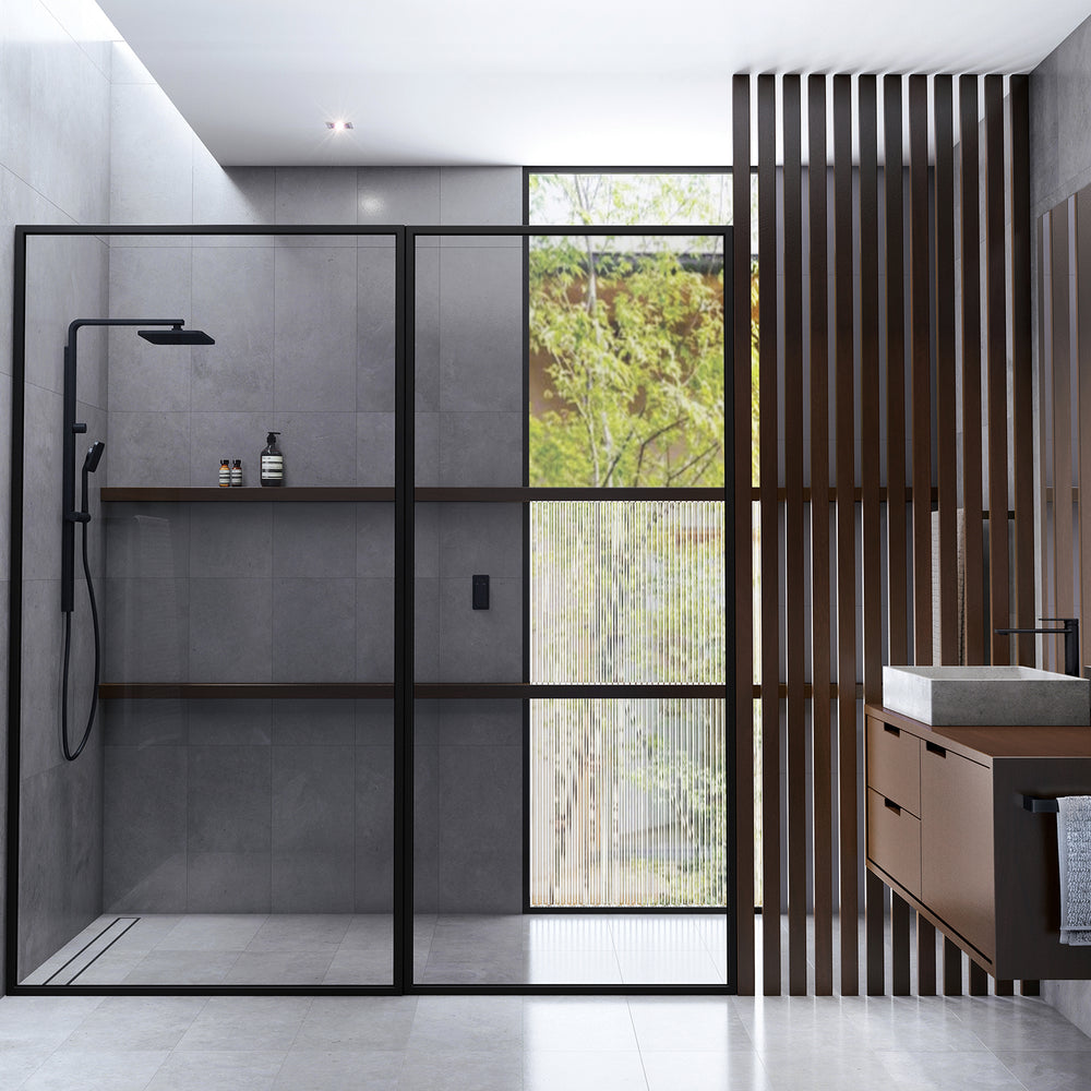 PHOENIX NX ORLI WITH HYDROSENSE TWIN SHOWER MATTE BLACK