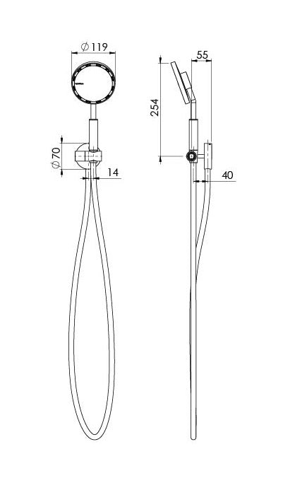 PHOENIX NX IKO WITH HYDROSENSE HAND SHOWER CHROME