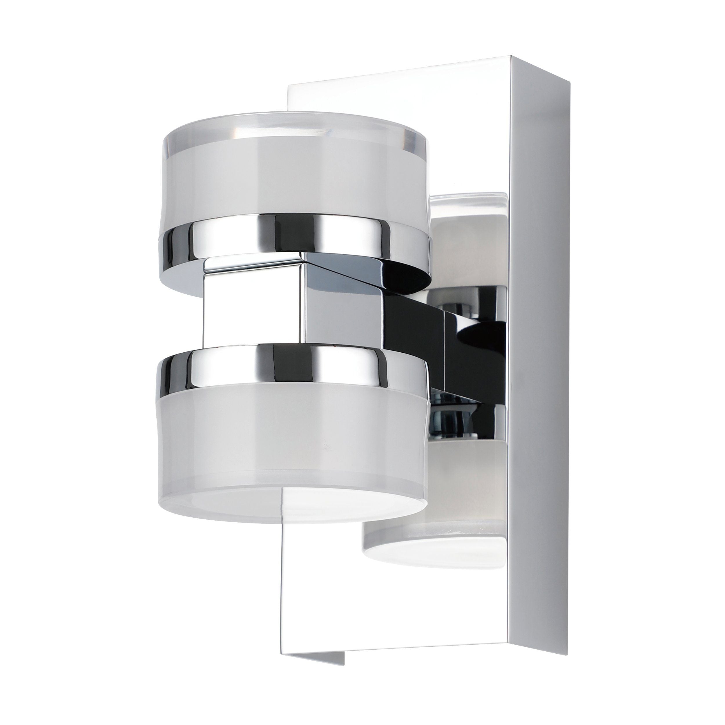 EGLO ROMENDO 2 LED WALL LIGHT CHROME 155MM