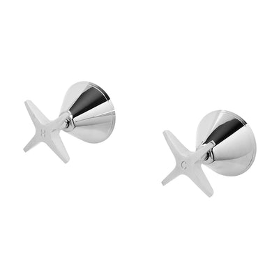 PHOENIX IVY LEAD FREE WALL TOP ASSEMBLIES CHROME