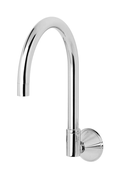 PHOENIX IVY LEAD FREE WALL SINK OUTLET GOOSENECK 290MM CHROME