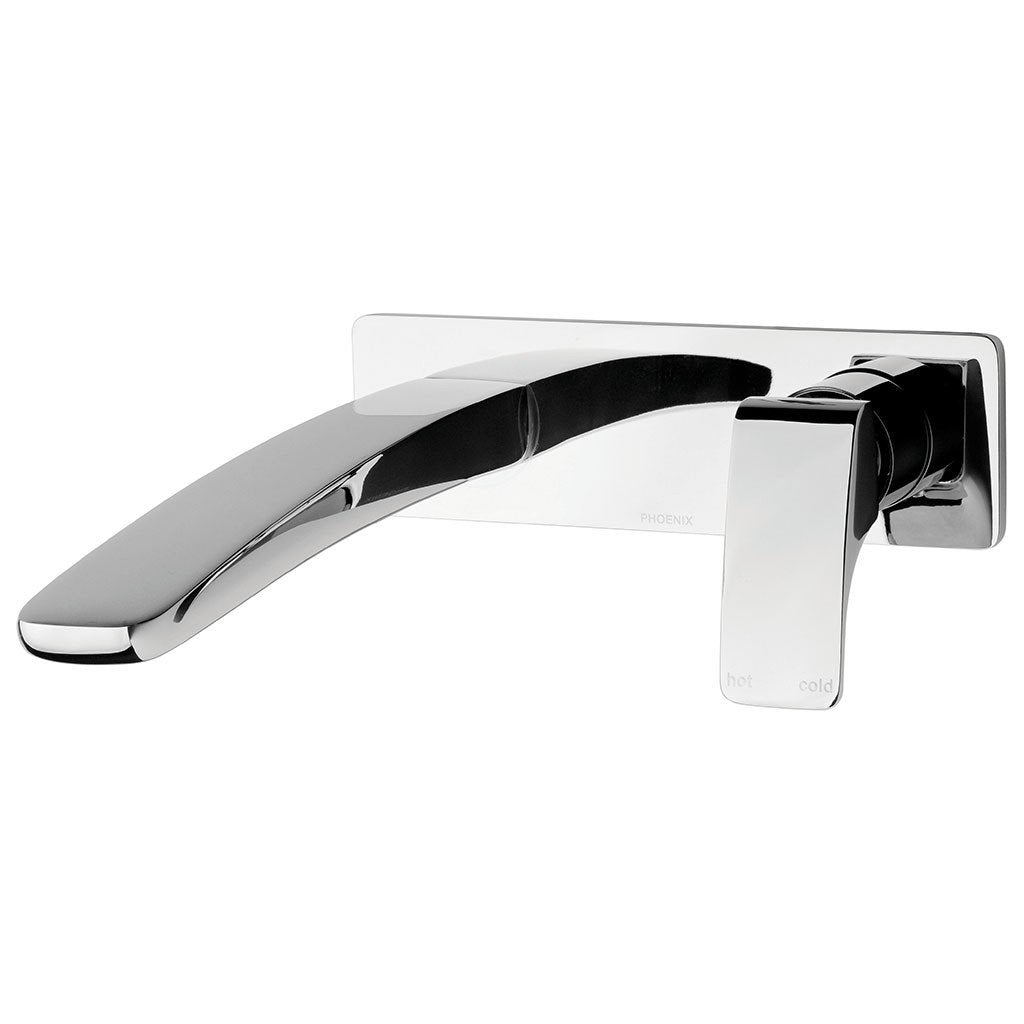 PHOENIX RUSH WALL BASIN MIXER SET 230MM CHROME