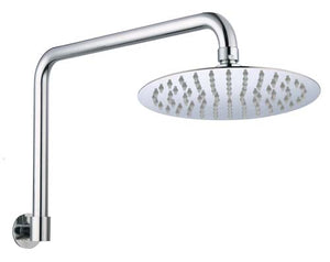 HELLYCAR CHRIS SHOWER ARM AND SHOWER HEAD 200MM CHROME