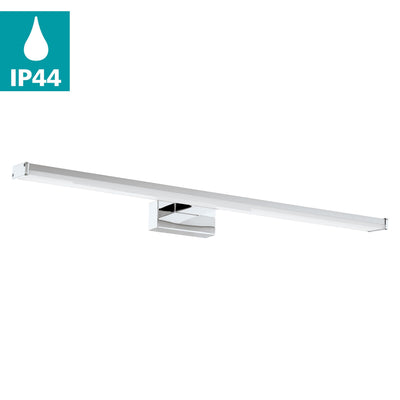 EGLO PANDELLA 1 LED MIRROR LIGHT CHROME AND SILVER 600MM