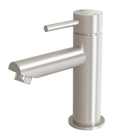 PHOENIX PINA LEAD FREE BASIN MIXER 153MM BRUSHED NICKEL