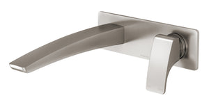 PHOENIX RUSH WALL BATH MIXER SET 180MM BRUSHED NICKEL