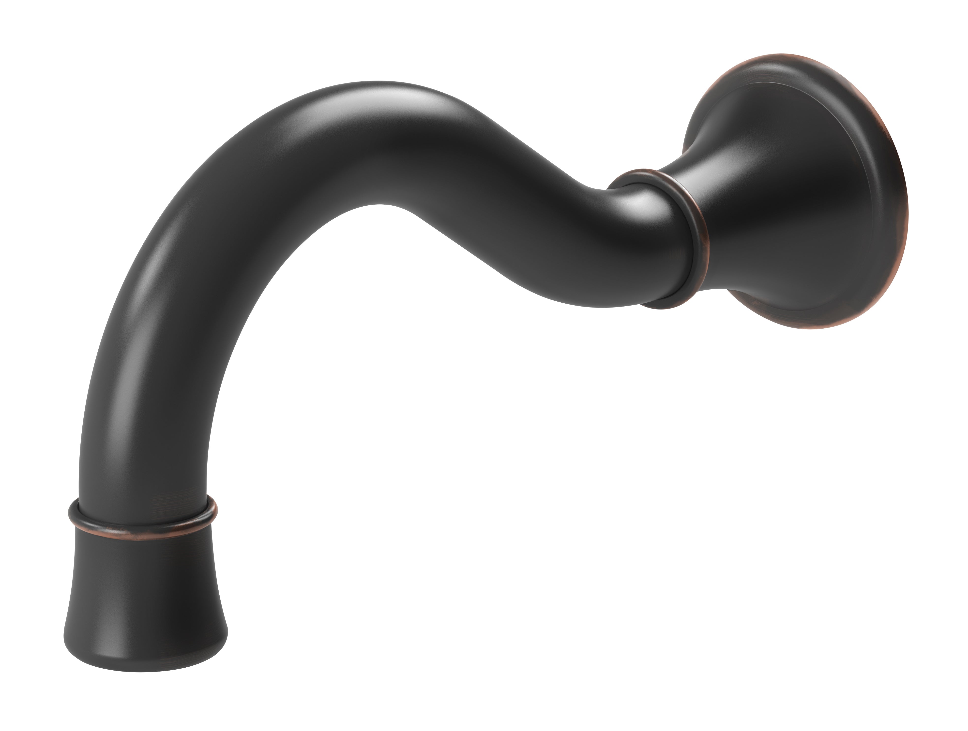 PHOENIX NOSTALGIA BATH OUTLET SHEPHERDS CROOK 181MM ANTIQUE BLACK