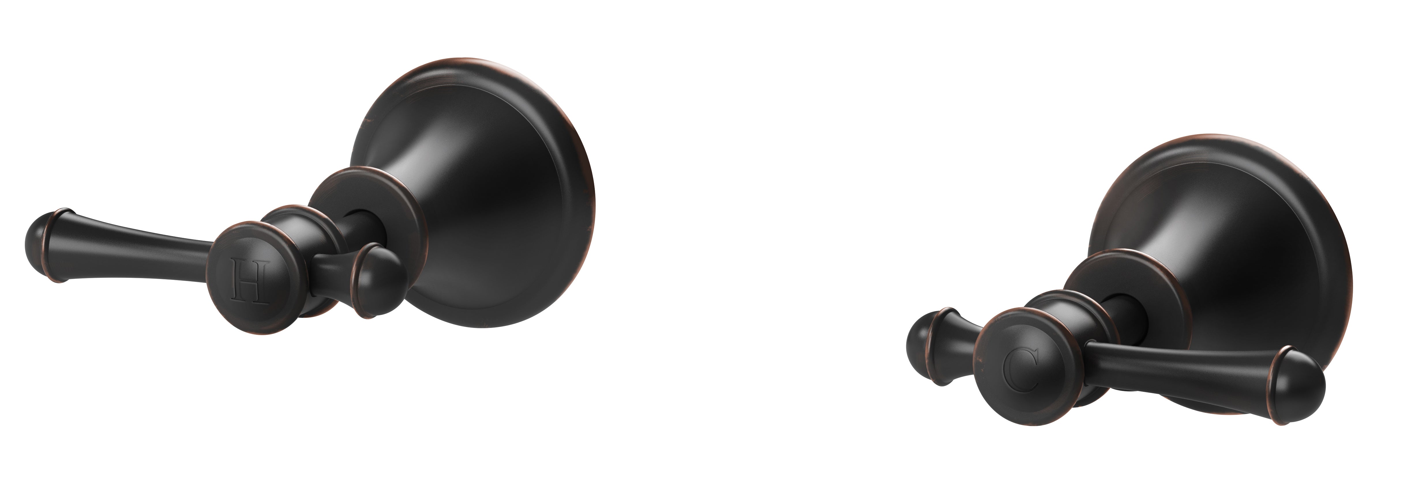 PHOENIX NOSTALGIA LEVER WALL TOP ASSEMBLIES ANTIQUE BLACK