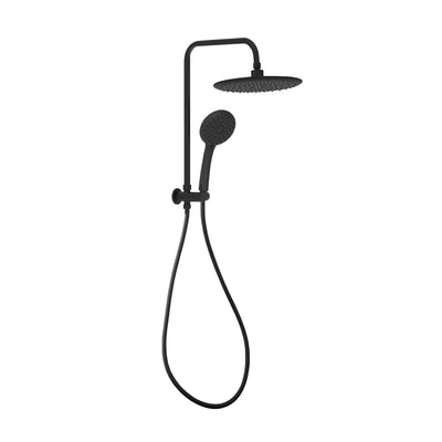 LINKWARE LOUI TWIN SHOWER 465MM MATTE BLACK