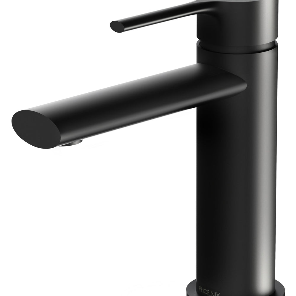 PHOENIX VIVID SLIMLINE LEAD FREE BASIN MIXER MATTE BLACK
