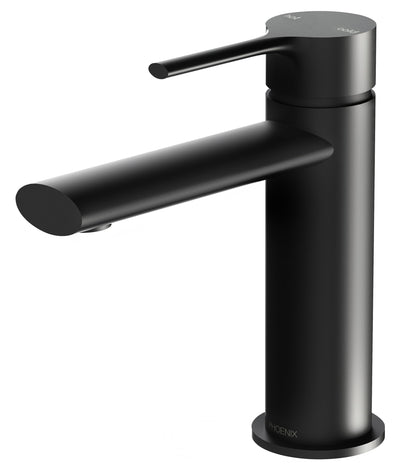 PHOENIX VIVID SLIMLINE LEAD FREE BASIN MIXER MATTE BLACK