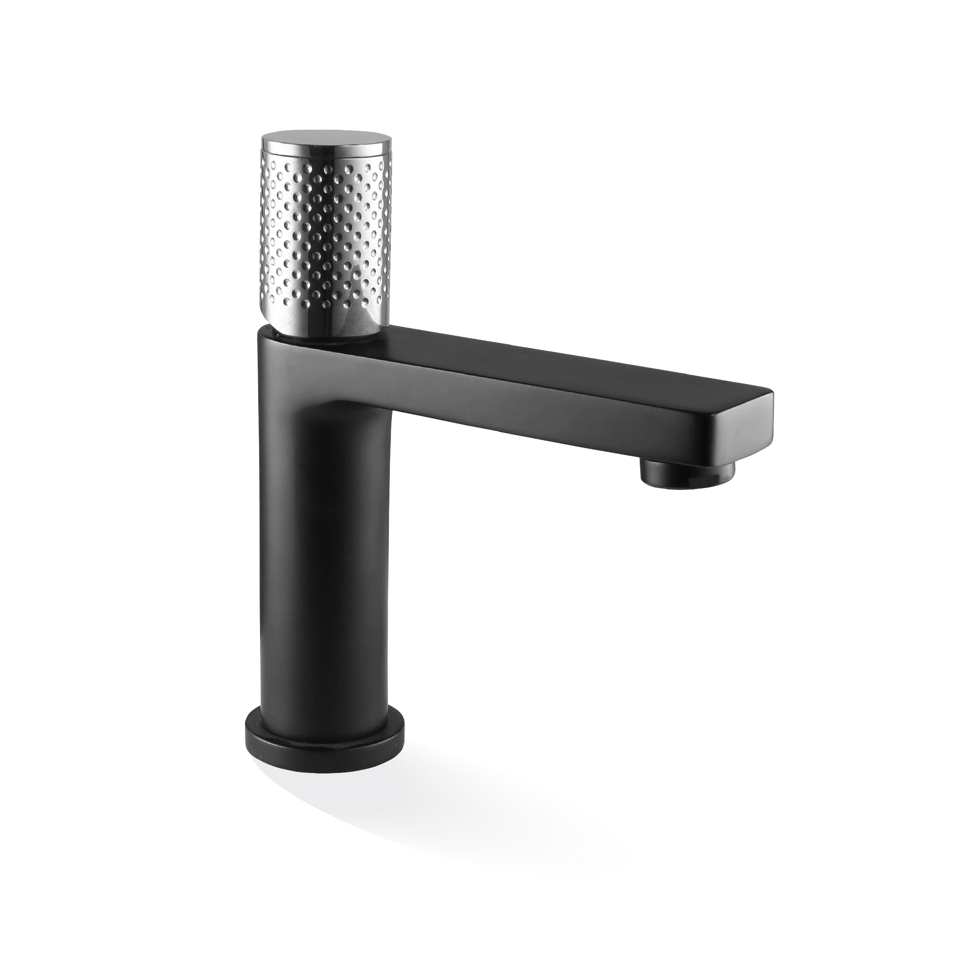 LINKWARE GABE BASIN MIXER MATTE BLACK AND CHROME