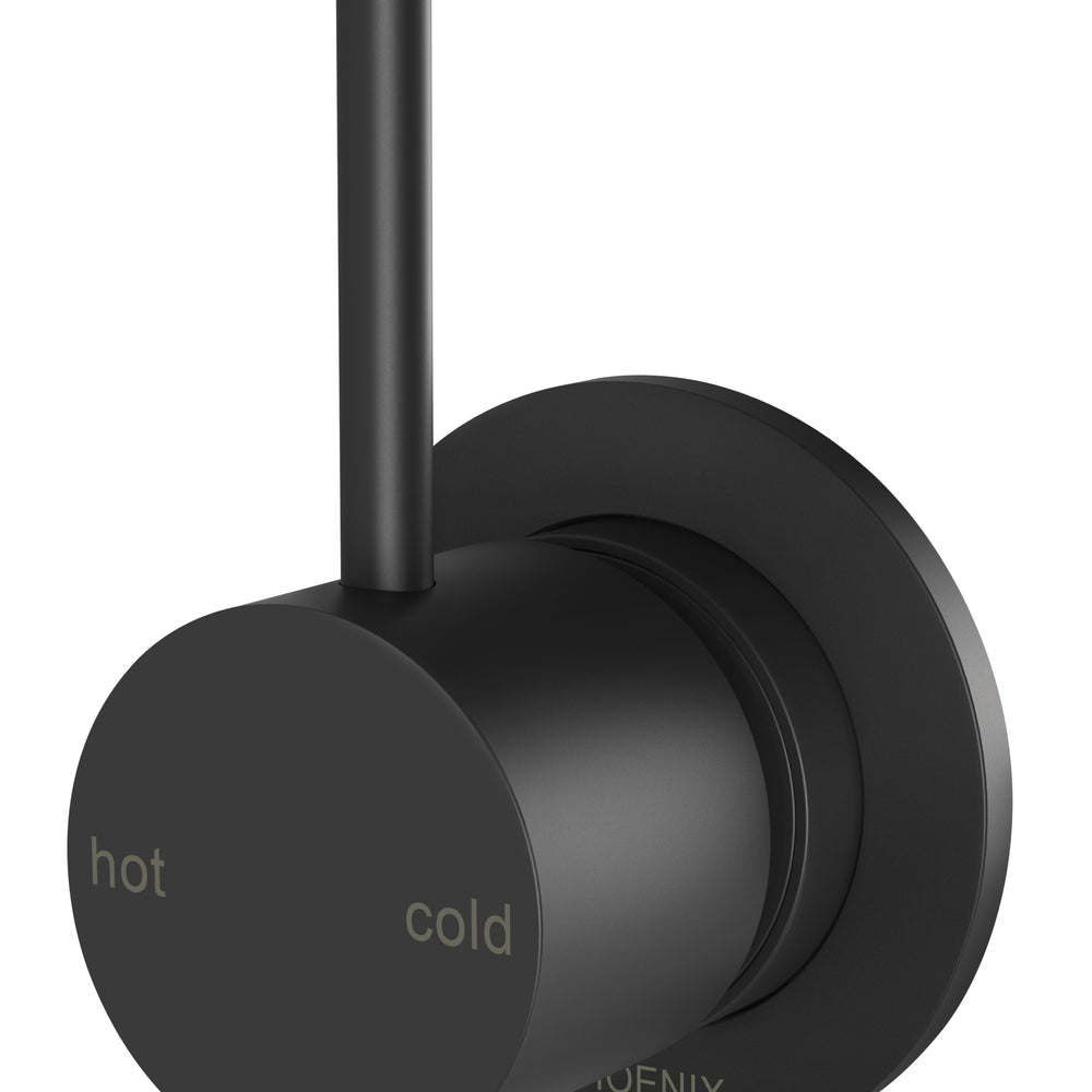 PHOENIX VIVID SLIMLINE UP LEAD FREE SHOWER / WALL MIXER MATTE BLACK