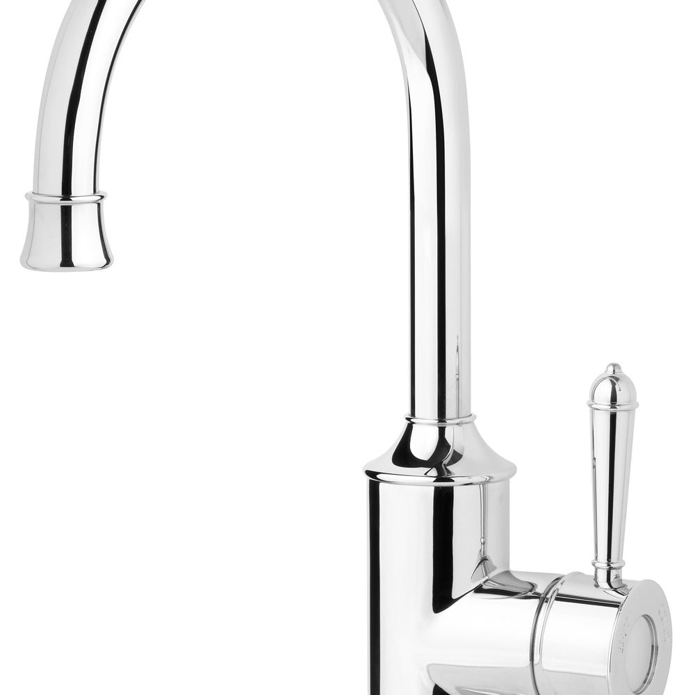 PHOENIX NOSTALGIA GOOSENECK SINK MIXER 160MM CHROME