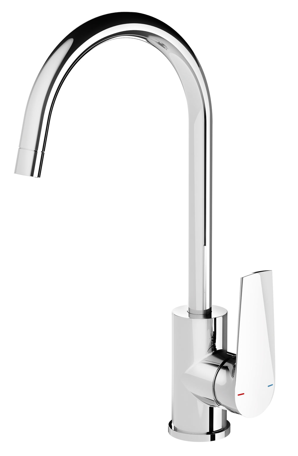 PHOENIX ARLO GOOSENECK SINK MIXER 374MM CHROME