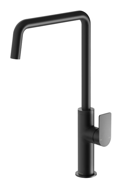 PHOENIX MEKKO LEAD FREE SINK MIXER 190MM SQUARELINE MATTE BLACK