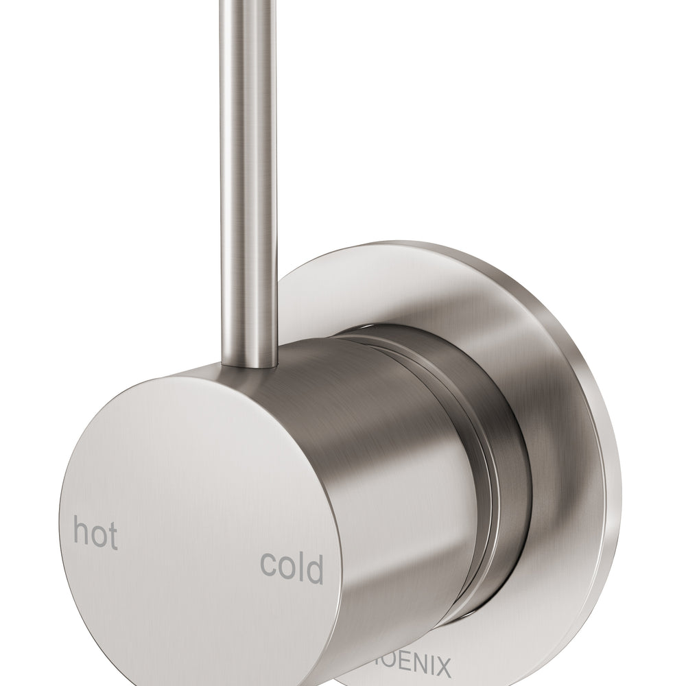 PHOENIX VIVID SLIMLINE UP LEAD FREE SHOWER / WALL MIXER BRUSHED NICKEL