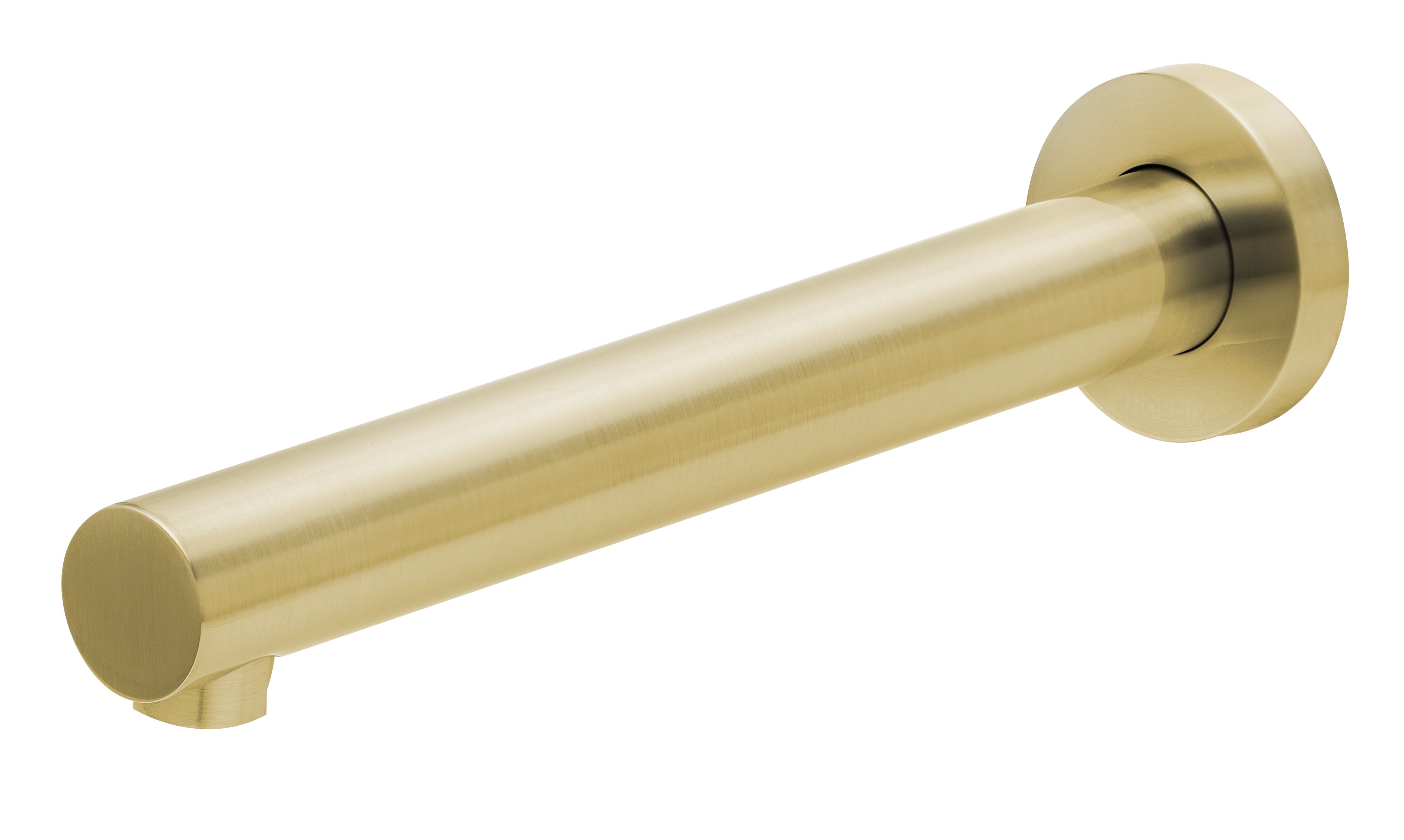 PHOENIX VIVID WALL BATH OUTLET 200MM BRUSHED GOLD