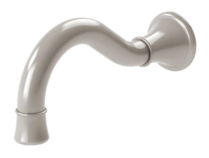 PHOENIX NOSTALGIA BATH OUTLET SHEPHERDS CROOK 181MM BRUSHED NICKEL