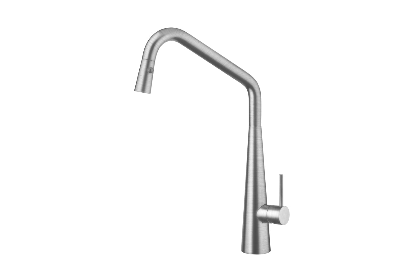 LINSOL ELIAS PULL OUT SINK MIXER (BRUSHED NICKEL)