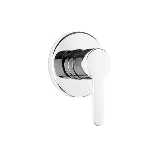 LINKWARE LOUI ROUND WALL MIXER 100MM MATTE BLACK