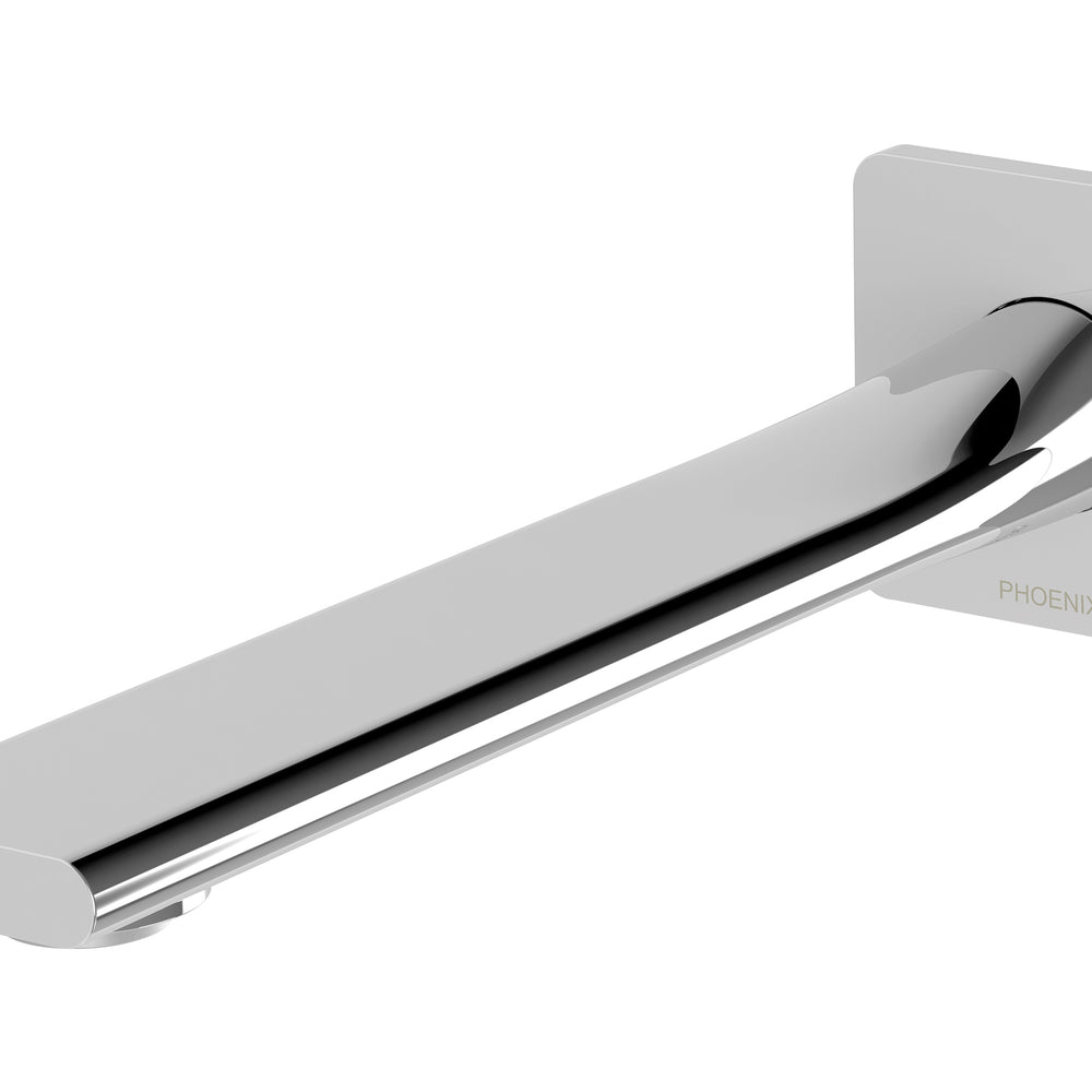 PHOENIX TEEL LEAD FREE WALL BATH OUTLET 200MM CHROME