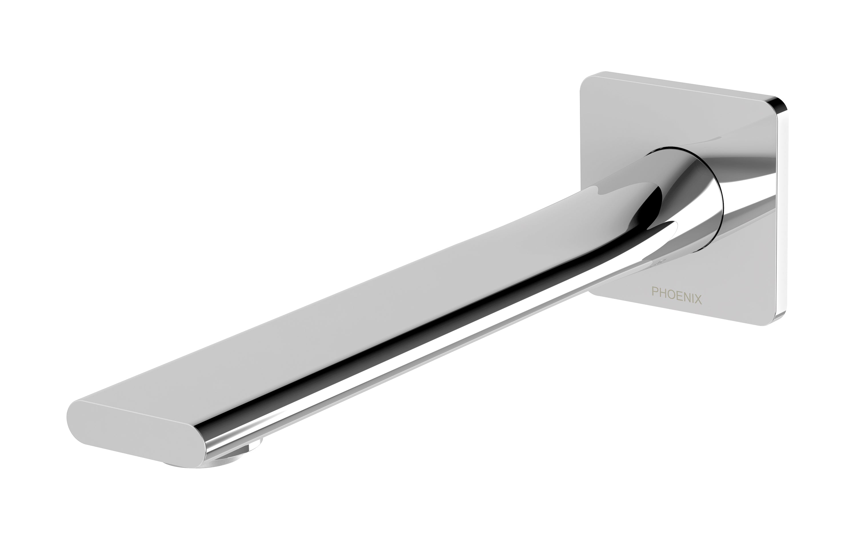 PHOENIX TEEL WALL BATH OUTLET 200MM CHROME
