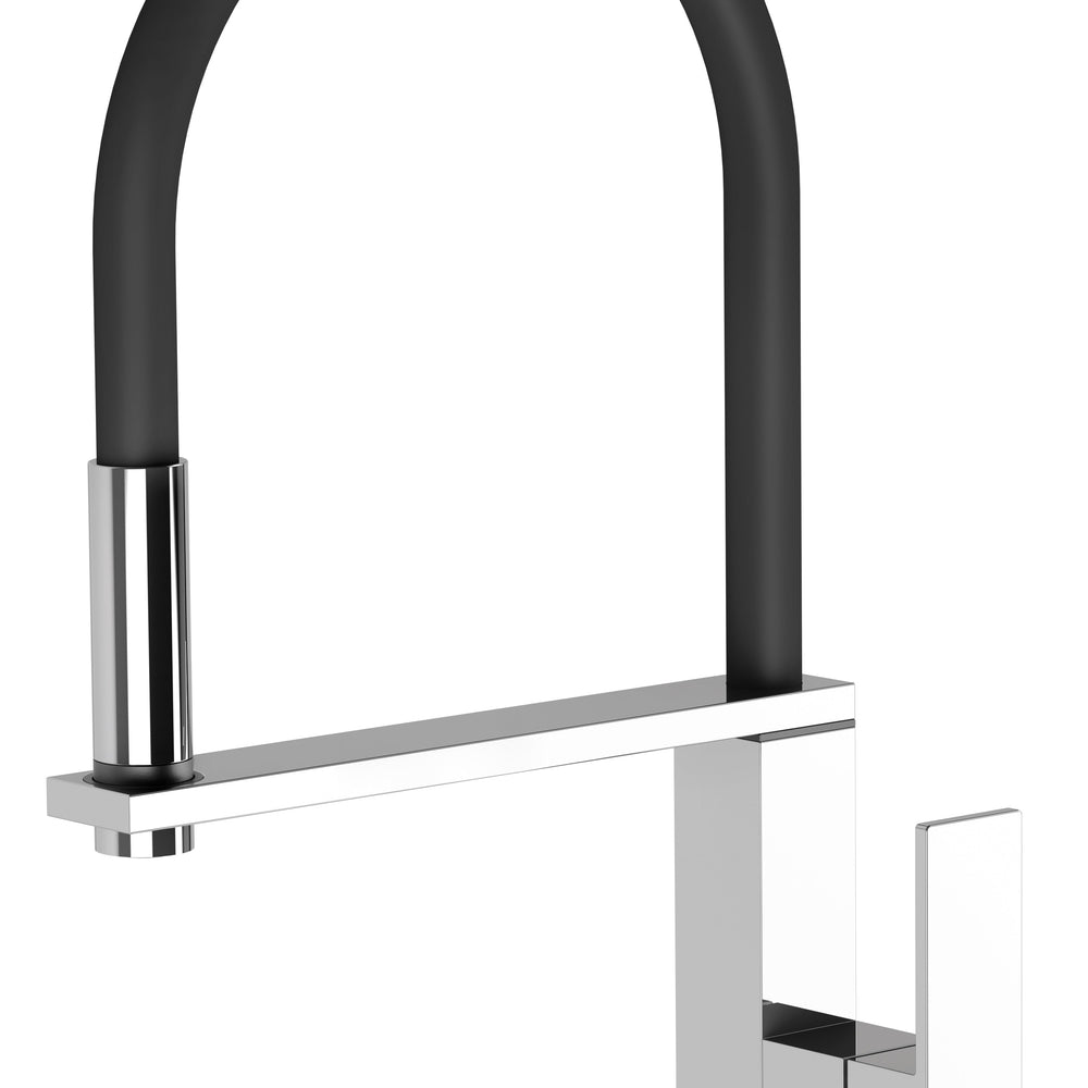 PHOENIX VEZZ FLEXIBLE HOSE LEAD FREE SINK MIXER 421MM CHROME
