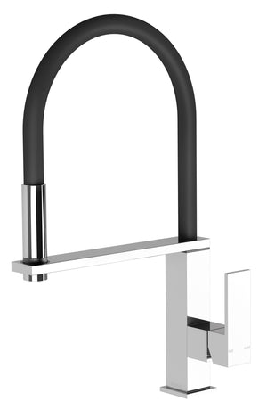 PHOENIX VEZZ FLEXIBLE HOSE SINK MIXER 421MM CHROME