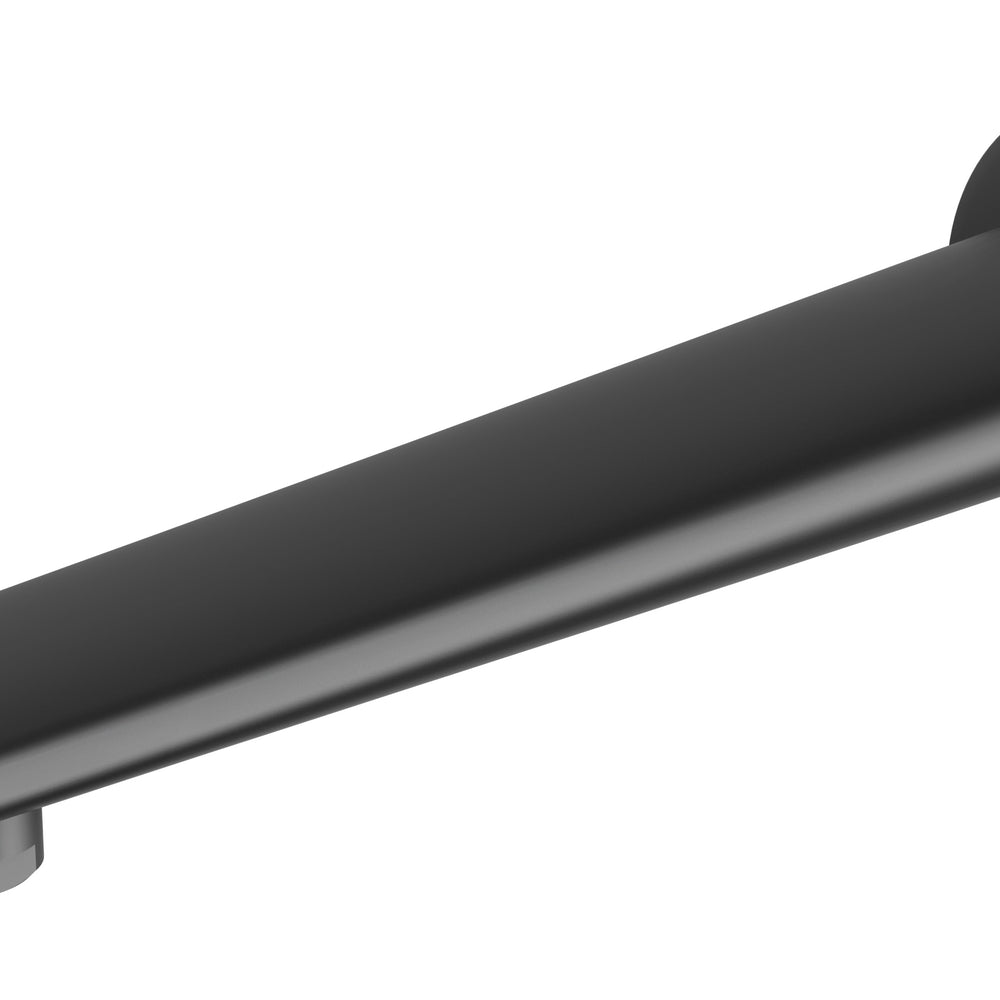 PHOENIX ARLO WALL BATH OUTLET 200MM MATTE BLACK