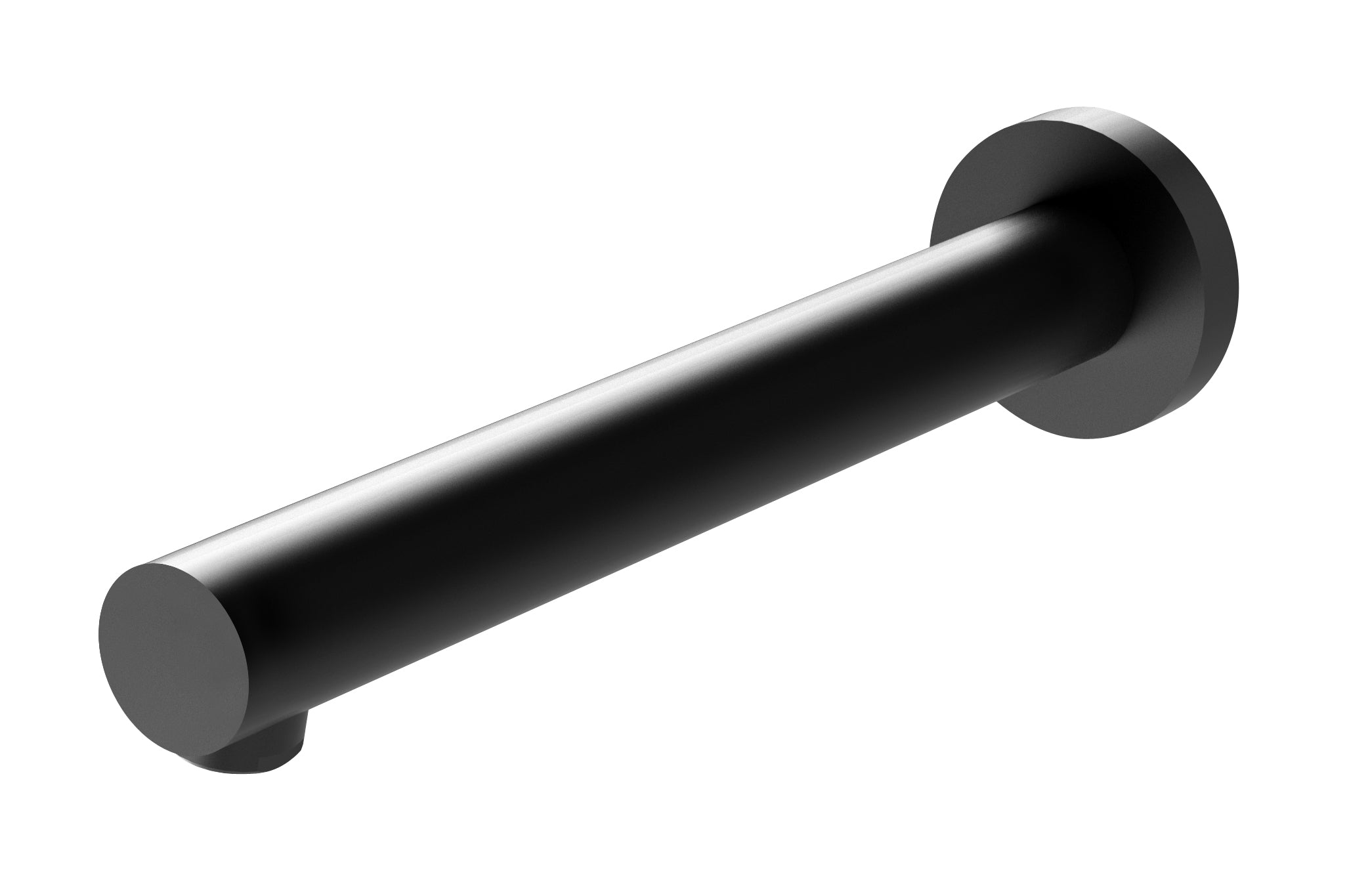 PHOENIX VIVID WALL BATH OUTLET 200MM MATTE BLACK