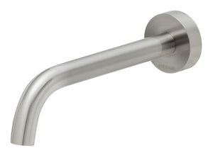 PHOENIX VIVID SLIMLINE WALL BATH OUTLET 180MM BRUSHED NICKEL