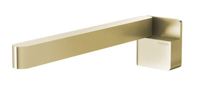 PHOENIX DESIGNER SWIVEL BATH OUTLET 234MM BRUSHED GOLD