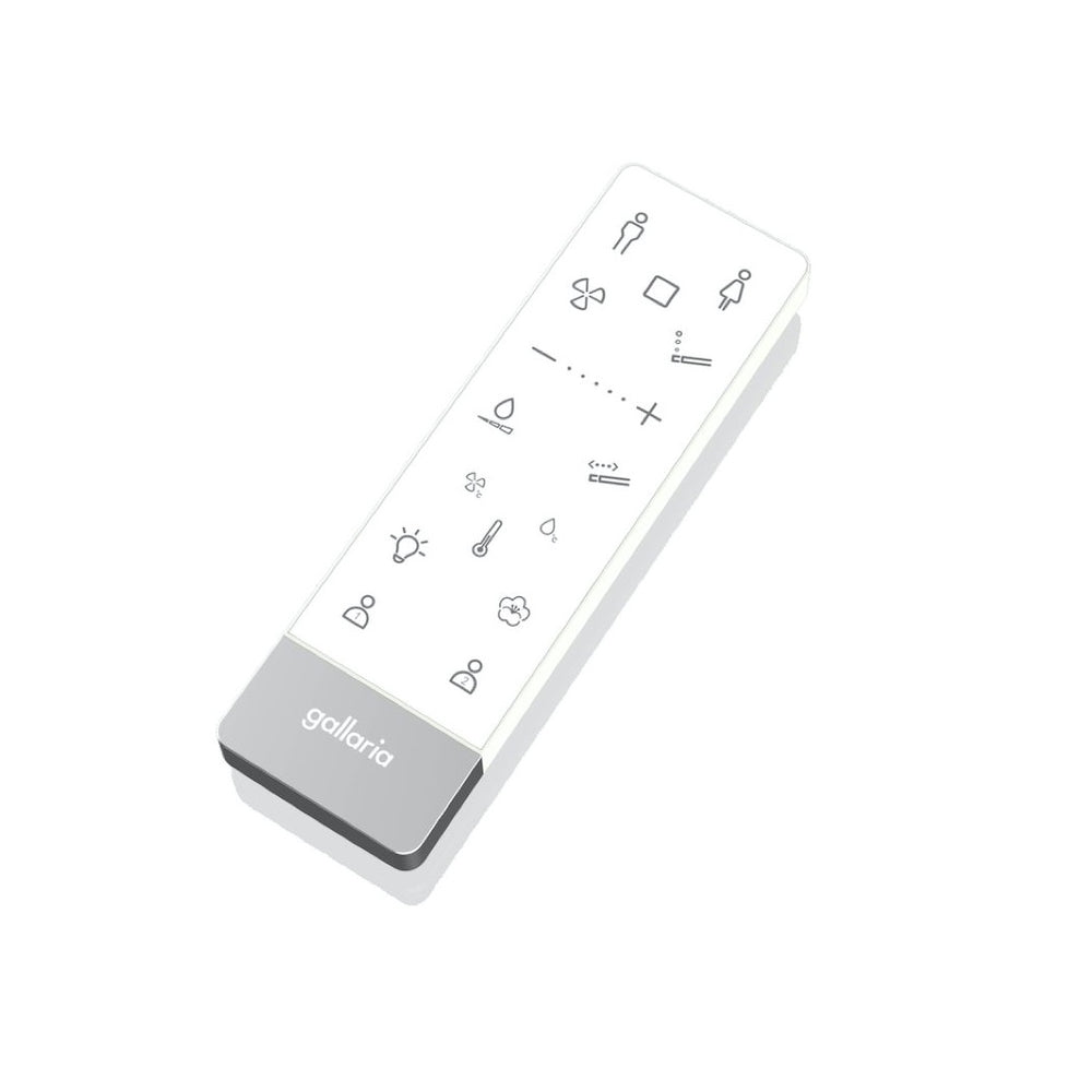 GALLARIA ALTA COMFORT RIMLESS WALL FACE PAN AND REMOTE BIDET PACKAGE GLOSS WHITE